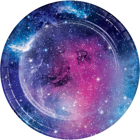 Creative Converting Galaxy Party Dessert Plates, 7", 96PK 336040